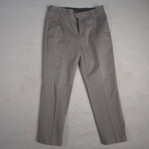 Brooks Brothers Advantage Chino Milano W33 L29 Gray Cotton‎ Blend Pants